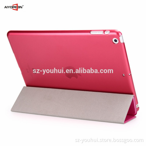 New Arrival and Fashion Silk Pattern PU Ultra-thin folded 3 styles conjoined case for iPad mini 2